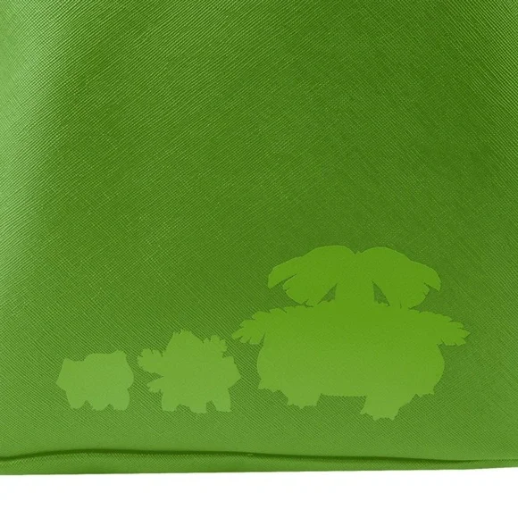 NWT Loungefly Pokémon Bulbasaur Triple Pocket Green Backpack - Picture 6 of 6